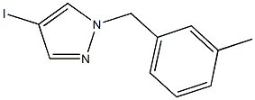4-iodo-1-(3-methylbenzyl)-1H-pyrazole 구조식 이미지
