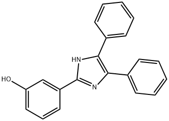 3-(4,5-diphenyl-1H-imidazol-2-yl)phenol Structure