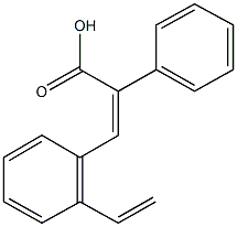 2-phenyl-3-(2-vinylphenyl)acrylic acid 구조식 이미지