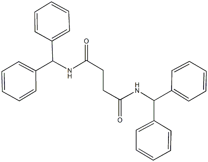 N~1~,N~4~-dibenzhydrylsuccinamide Structure