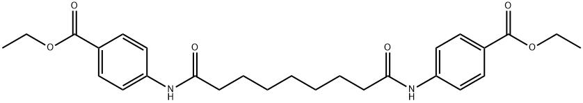 ethyl 4-({9-[4-(ethoxycarbonyl)anilino]-9-oxononanoyl}amino)benzoate Structure