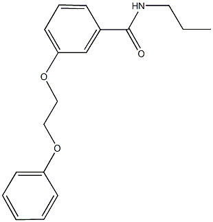 3-(2-phenoxyethoxy)-N-propylbenzamide Structure