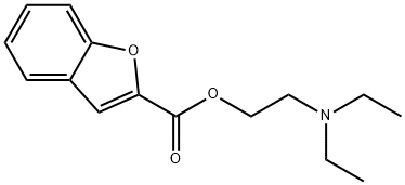 2-(diethylamino)ethyl 1-benzofuran-2-carboxylate Structure