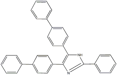 4,5-di[1,1'-biphenyl]-4-yl-2-phenyl-1H-imidazole Structure