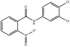 N-(3,4-dichlorophenyl)-2-nitrobenzamide 구조식 이미지