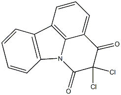 5,5-dichloro-4H-pyrido[3,2,1-jk]carbazole-4,6(5H)-dione 구조식 이미지
