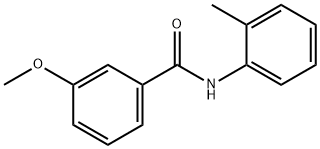 3-methoxy-N-(2-methylphenyl)benzamide 구조식 이미지