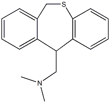 N-(6,11-dihydrodibenzo[b,e]thiepin-11-ylmethyl)-N,N-dimethylamine 구조식 이미지