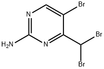 5-bromo-4-(dibromomethyl)-2-pyrimidinylamine Structure