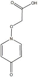 [(4-oxo-1(4H)-pyridinyl)oxy]acetic acid 구조식 이미지