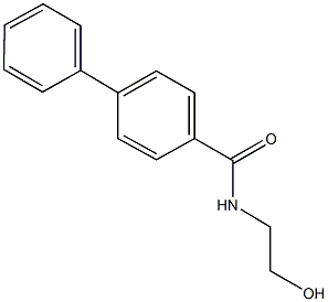 N-(2-hydroxyethyl)[1,1'-biphenyl]-4-carboxamide Structure
