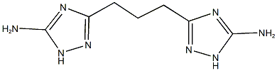 5-[3-(3-amino-1H-1,2,4-triazol-5-yl)propyl]-1H-1,2,4-triazol-3-amine Structure