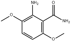 2-amino-3,6-dimethoxybenzamide Structure