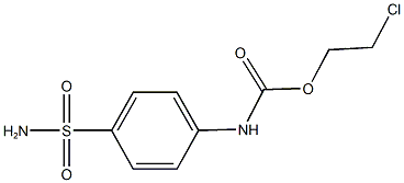2-chloroethyl 4-(aminosulfonyl)phenylcarbamate Structure