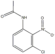 N-{3-chloro-2-nitrophenyl}acetamide Structure