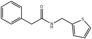 2-phenyl-N-(2-thienylmethyl)acetamide 구조식 이미지