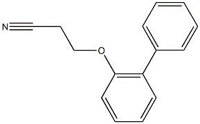 3-(1,1'-biphenyl-2-yloxy)propanenitrile Structure