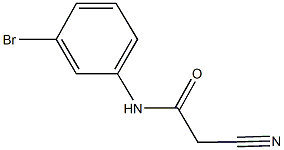 N-(3-bromophenyl)-2-cyanoacetamide 구조식 이미지