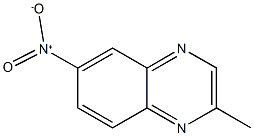 6-nitro-2-methylquinoxaline Structure