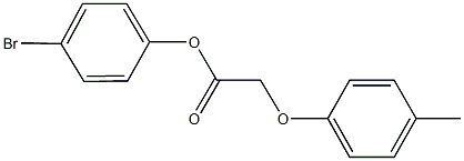 4-bromophenyl (4-methylphenoxy)acetate Structure