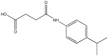 4-(4-isopropylanilino)-4-oxobutanoic acid Structure