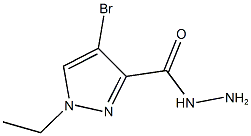 4-bromo-1-ethyl-1H-pyrazole-3-carbohydrazide 구조식 이미지