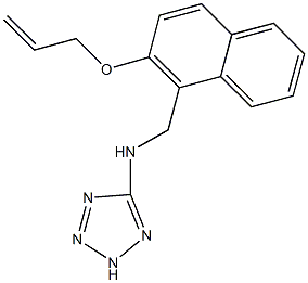 N-{[2-(allyloxy)-1-naphthyl]methyl}-N-(2H-tetraazol-5-yl)amine 구조식 이미지