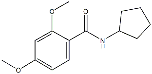 N-cyclopentyl-2,4-dimethoxybenzamide 구조식 이미지