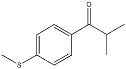 2-methyl-1-[4-(methylsulfanyl)phenyl]-1-propanone Structure