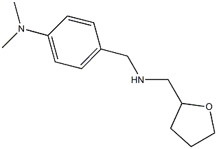 N-[4-(dimethylamino)benzyl]-N-(tetrahydro-2-furanylmethyl)amine 구조식 이미지