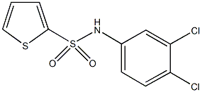 N-(3,4-dichlorophenyl)-2-thiophenesulfonamide 구조식 이미지