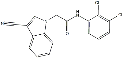 2-(3-cyano-1H-indol-1-yl)-N-(2,3-dichlorophenyl)acetamide Structure