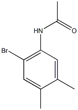 N-(2-bromo-4,5-dimethylphenyl)acetamide Structure