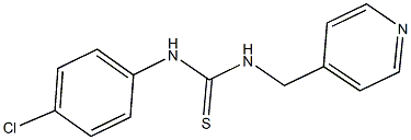 N-(4-chlorophenyl)-N'-(4-pyridinylmethyl)thiourea 구조식 이미지