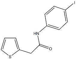 N-(4-iodophenyl)-2-(2-thienyl)acetamide Structure