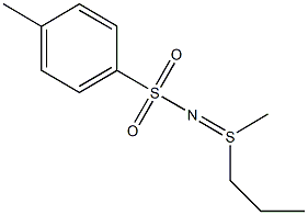 4-methyl-N-[methyl(propyl)-lambda~4~-sulfanylidene]benzenesulfonamide Structure