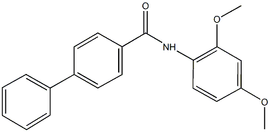 N-(2,4-dimethoxyphenyl)[1,1'-biphenyl]-4-carboxamide Structure