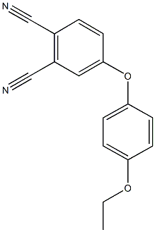 4-(4-ethoxyphenoxy)phthalonitrile Structure