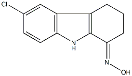 6-chloro-2,3,4,9-tetrahydro-1H-carbazol-1-one oxime Structure