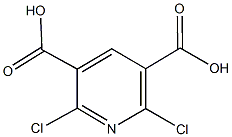 2,6-dichloro-3,5-pyridinedicarboxylic acid Structure