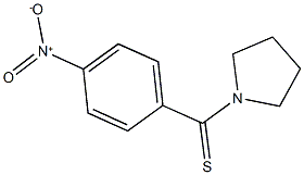 1-{4-nitrobenzothioyl}pyrrolidine 구조식 이미지