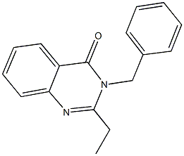 3-benzyl-2-ethyl-4(3H)-quinazolinone Structure