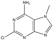 2-chloro-7-methyl-7H-purin-6-amine Structure