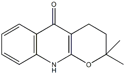 2,2-dimethyl-2,3,4,10-tetrahydro-5H-pyrano[2,3-b]quinolin-5-one Structure