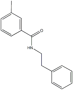 3-methyl-N-(2-phenylethyl)benzamide 구조식 이미지