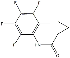 N-(2,3,4,5,6-pentafluorophenyl)cyclopropanecarboxamide Structure