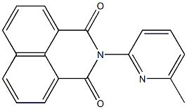 2-(6-methyl-2-pyridinyl)-1H-benzo[de]isoquinoline-1,3(2H)-dione Structure
