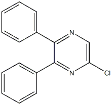 5-chloro-2,3-diphenylpyrazine 구조식 이미지