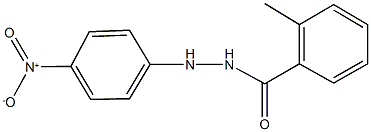 N'-{4-nitrophenyl}-2-methylbenzohydrazide 구조식 이미지