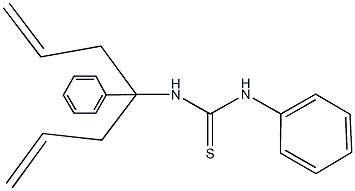 N-(1-allyl-1-phenyl-3-butenyl)-N'-phenylthiourea 구조식 이미지